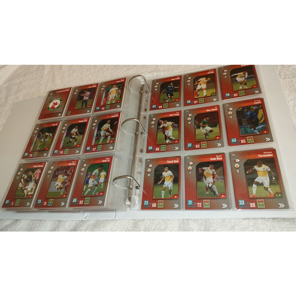 Bộ thẻ cầu thủ bóng đá VLeague 2022 | 18 thẻ
