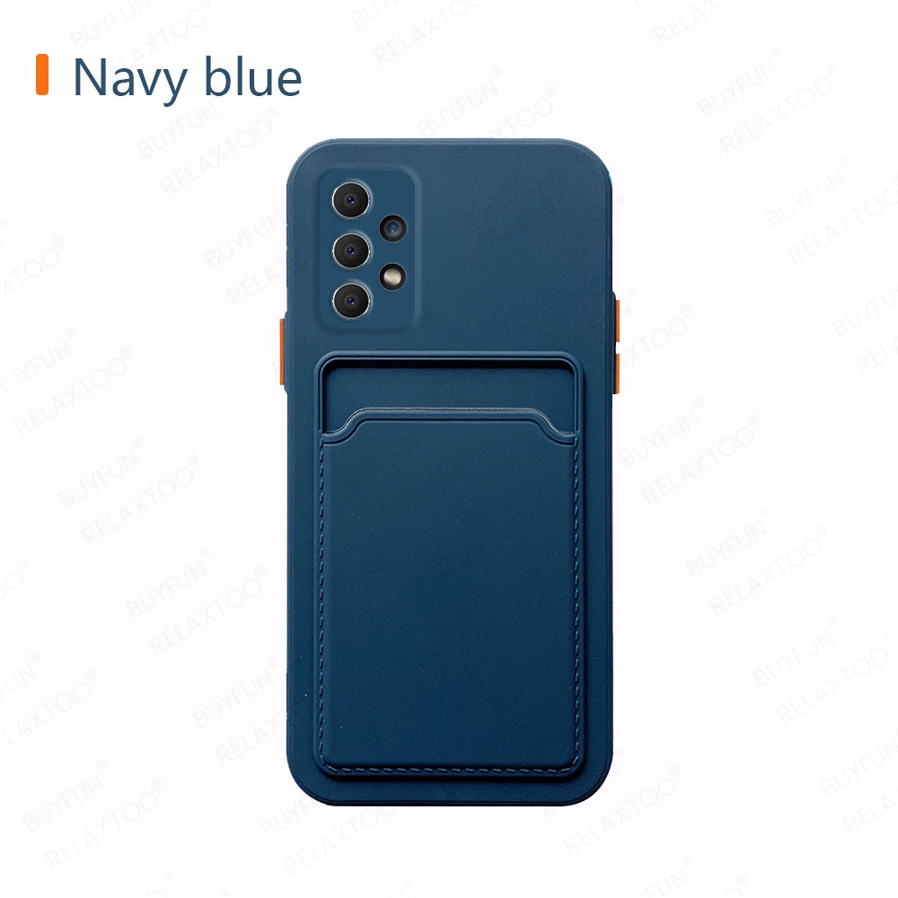 Ốp Điện Thoại Dạng Ví Đựng Thẻ Cho Samsung Galaxy A82 A91 M51 M21 M53 A10S