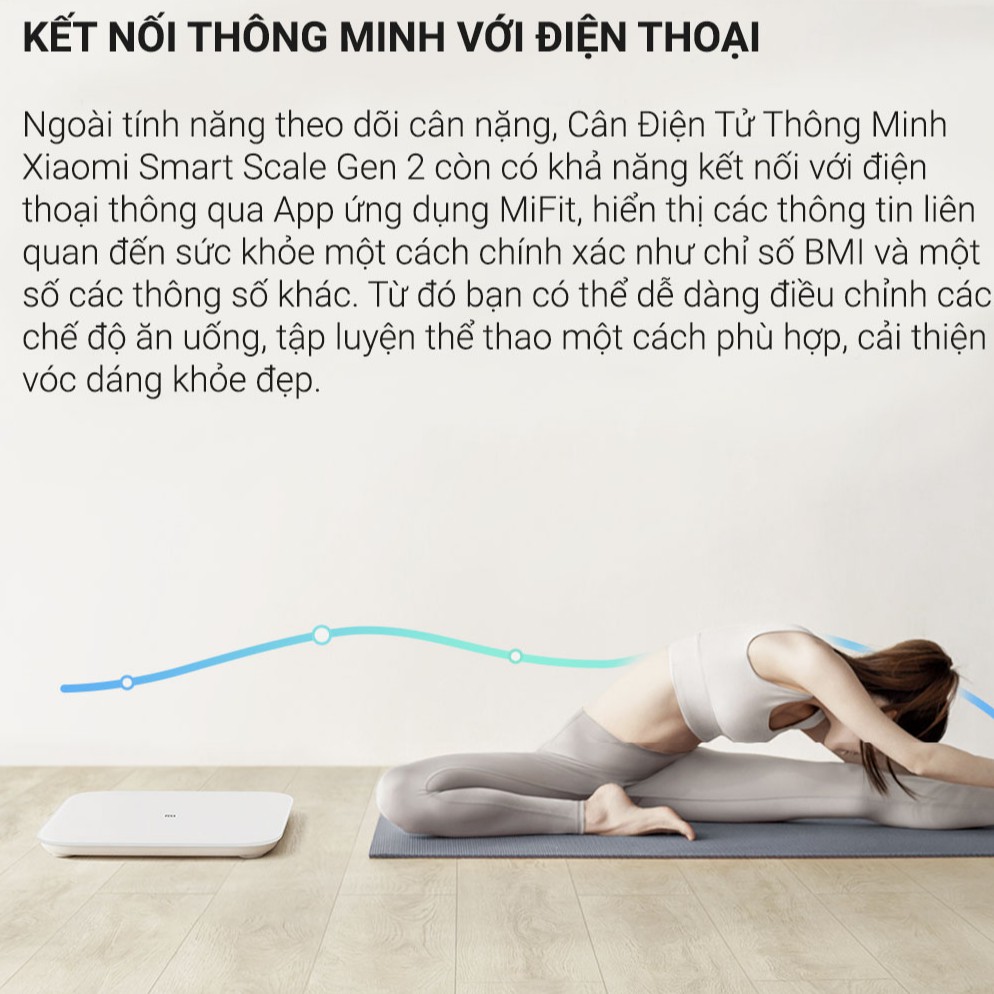 Cân điện tử sức khỏe thông minh Xiaomi Mijia Scale 2