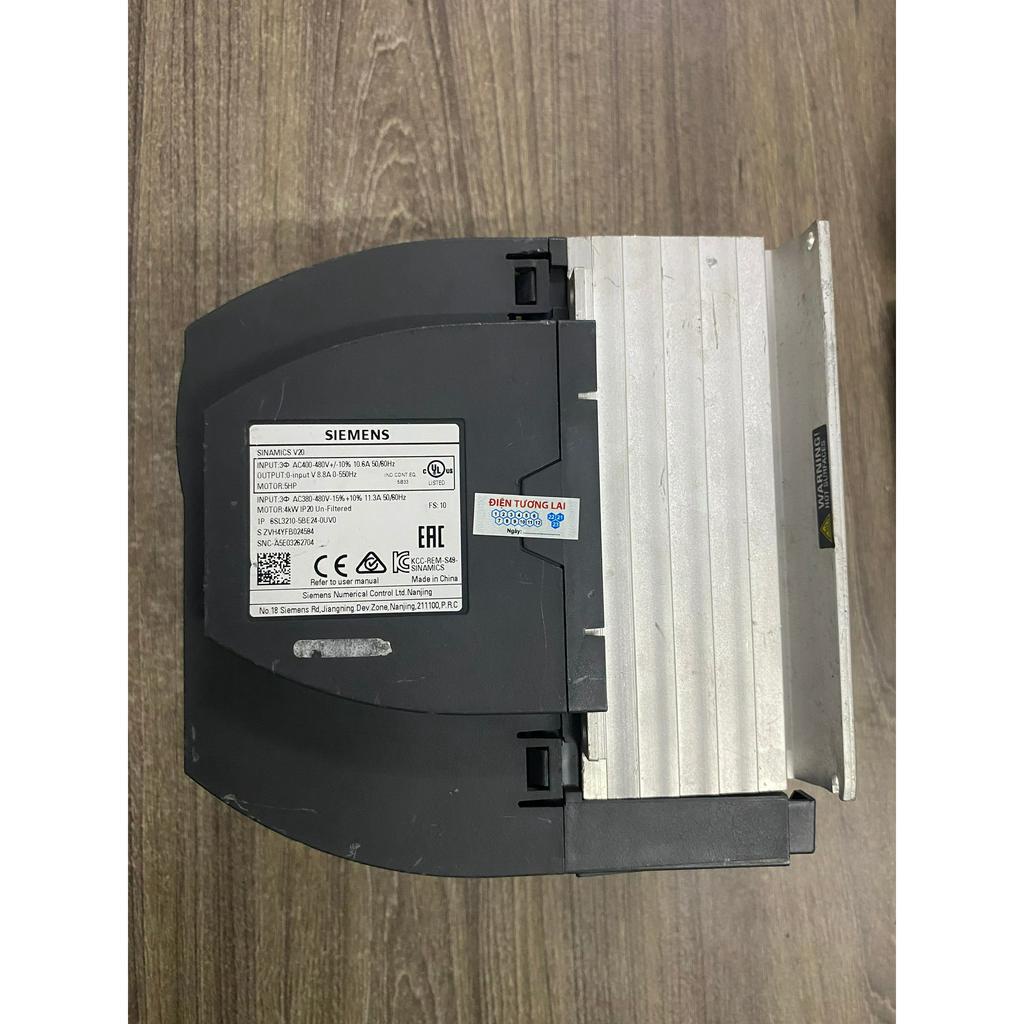 Biến tần SIEMENS  V20  nguồn 380VAC công suất 3.7kW tháo máy
