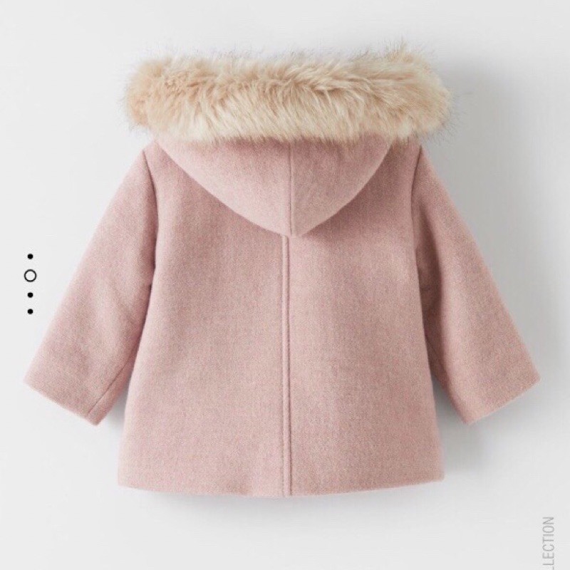Áo khoác dạ Zara bé gái