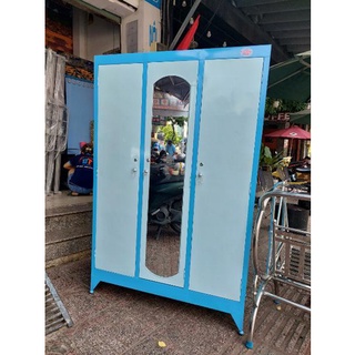 Tủ sắt quần áo 3 cánh rộng 1m2