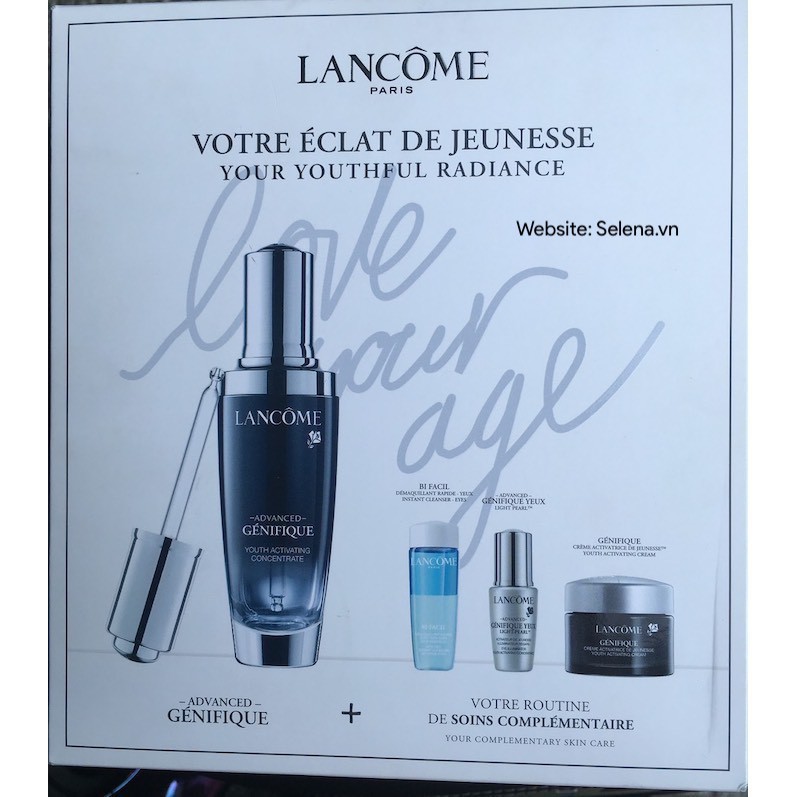 [SALE SỐC]  Bộ SET dưỡng ẩm và trẻ hóa da Lancome Giftset Advanced Génifique 50ml