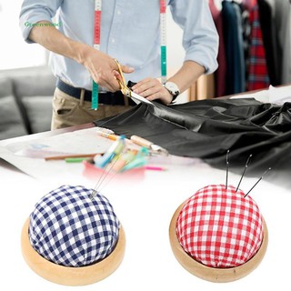 Đế gỗ cắm kim khâu mini hình quả bóng