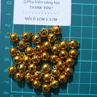 3 quả lục lạc vàng mini