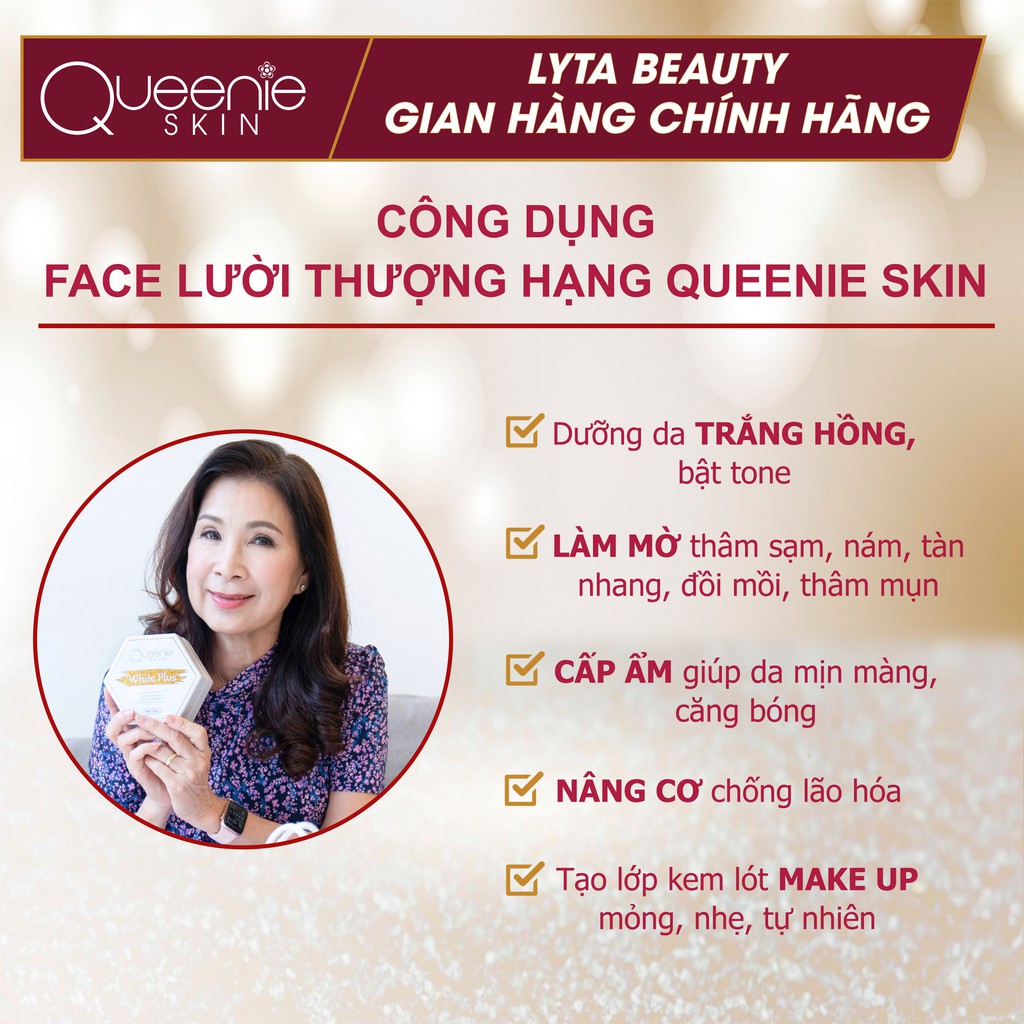 Face "Lười" thượng hạng Queenie Skin 35gr