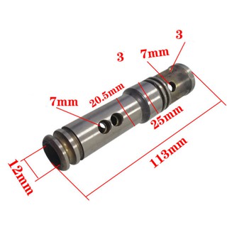 Nòng khoan đục 2 chức năng 2 phe dài 113mm lỗ trong vuông