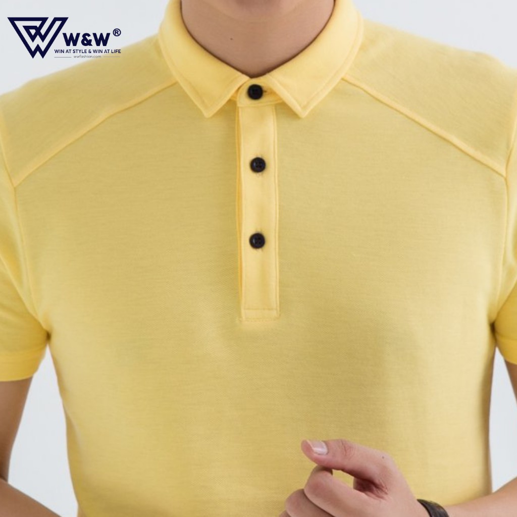 Áo Polo Nam Ngắn Tay Dáng Regular Fit W&W WPO25, Áo Thun Nam Cổ Bẻ, Khử Mùi, Thấm Hút Mồ Hôi, Co Giãn, Bền Màu