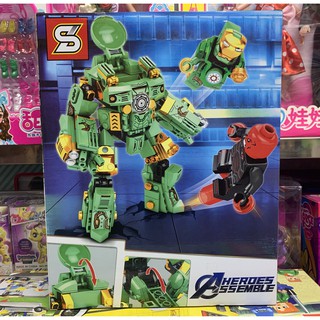 Bộ xếp hình Hulk Buster SY1339
