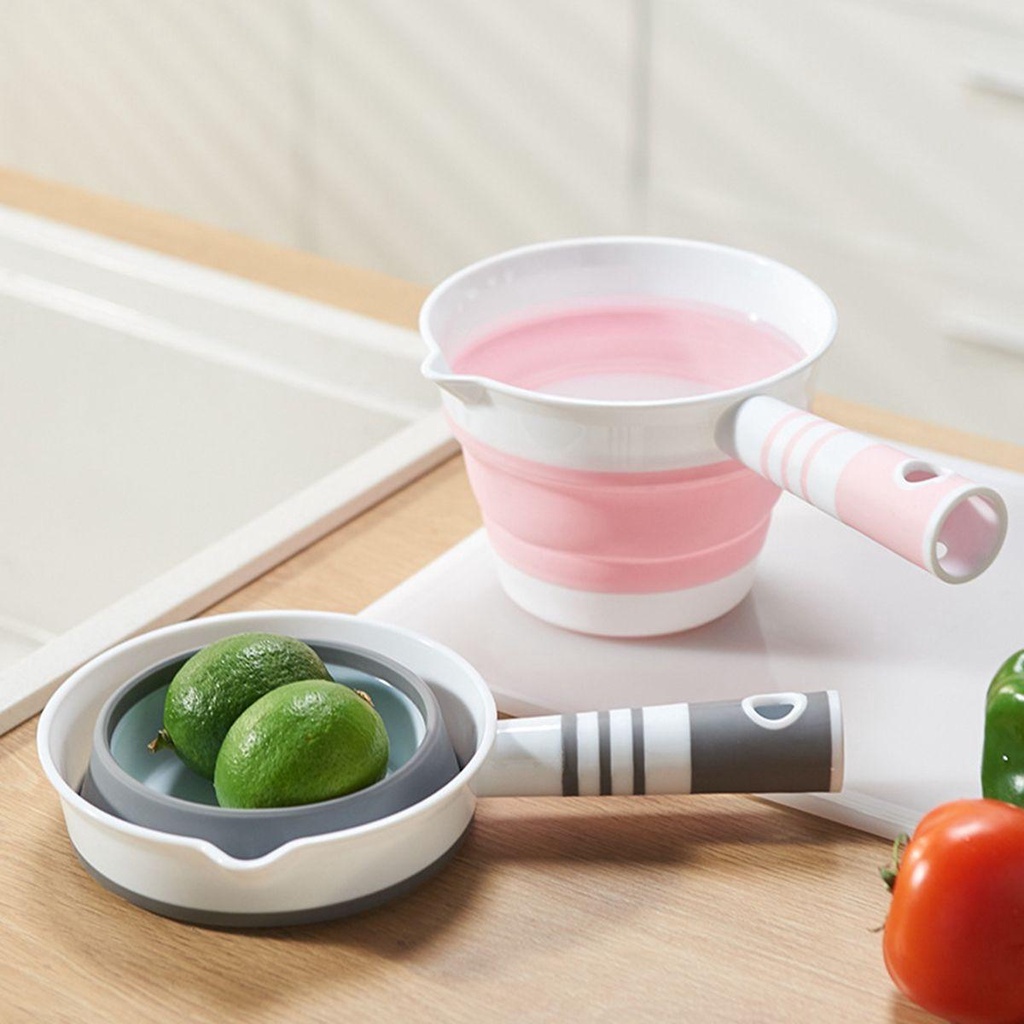 Gáo Múc Nước Bằng Silicone Tiết Kiệm Không Gian Có Thể Gấp Gọn
