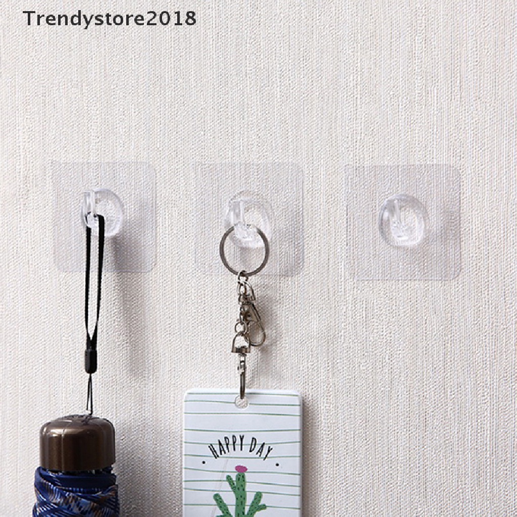 Móc treo cây lau nhà gắn tường trong suốt 2018 1/10*