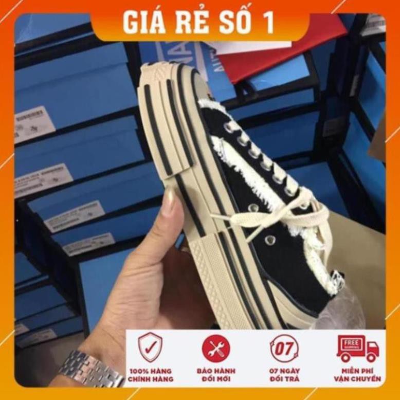 [Hot trend-Freeship] Giày sneaker  XVESSEL đế trắng nữ style rách cao 3,5-4cm | BigBuy360 - bigbuy360.vn