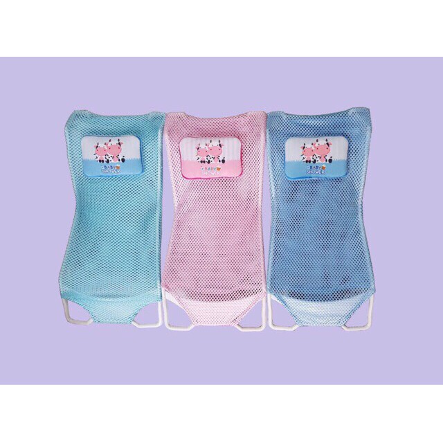 Giường Lưới Tắm Cho Bé Kèm Gối Cao Cấp - Sơ sinh - Sỉ