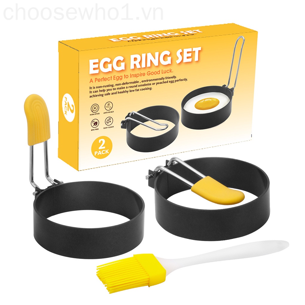 Khuôn Chiên Trứng Chống Dính Bằng Thép Không Gỉ