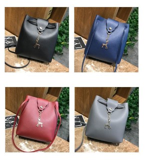 Túi xách nữ thời trang móc khóa hình con nai