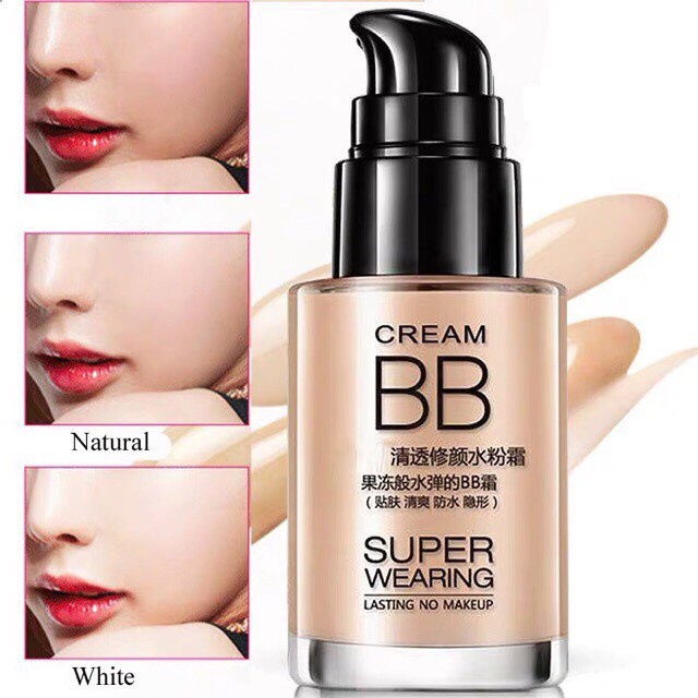 Kem Nền Nâng Tông, Dưỡng Da, Kiềm Dầu Lameila Super Wearing BB Cream 30ml