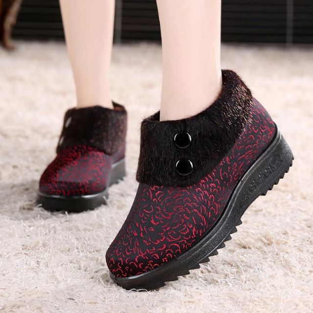 Giày lông cho người trung tuổi QC