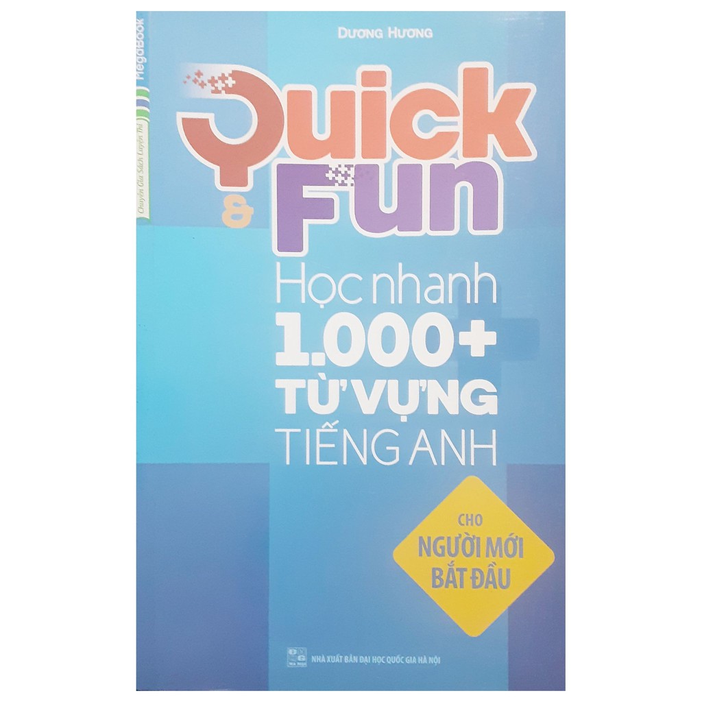 Sách - Quick And Fun Học Nhanh 1000+ Từ Vựng Tiếng Anh (Cho Người Mới Bắt Đầu)