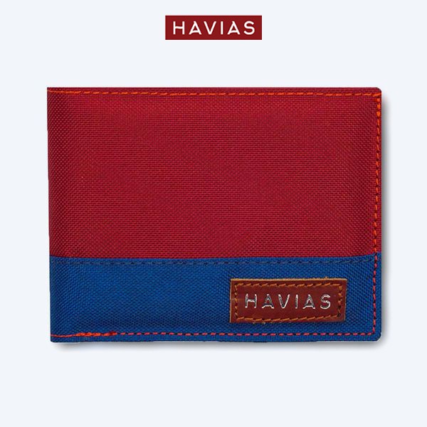 Ví Vải Modern Fabric Wallet HAVIAS - Đỏ