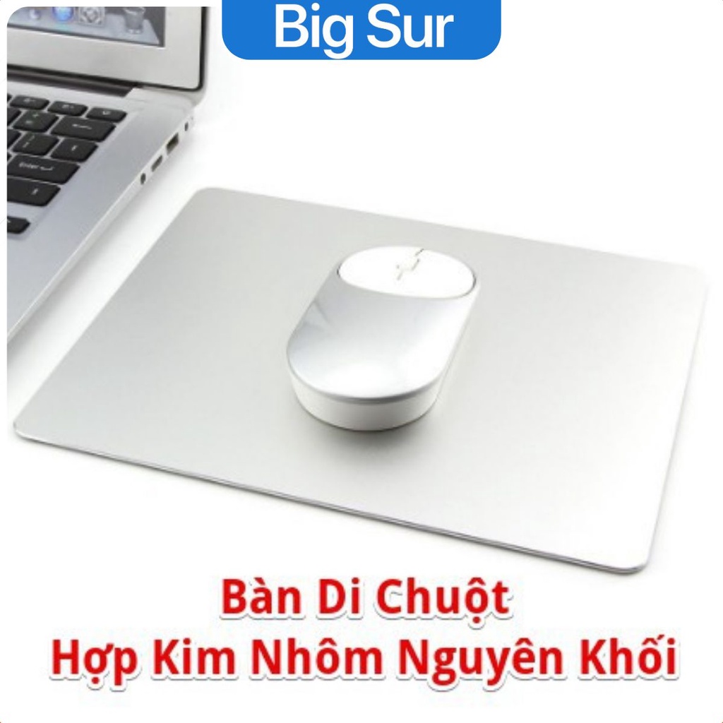 ❤️ Miếng lót chuột Mi-pad bằng nhôm nguyên khối Mouse Pad Aluminium