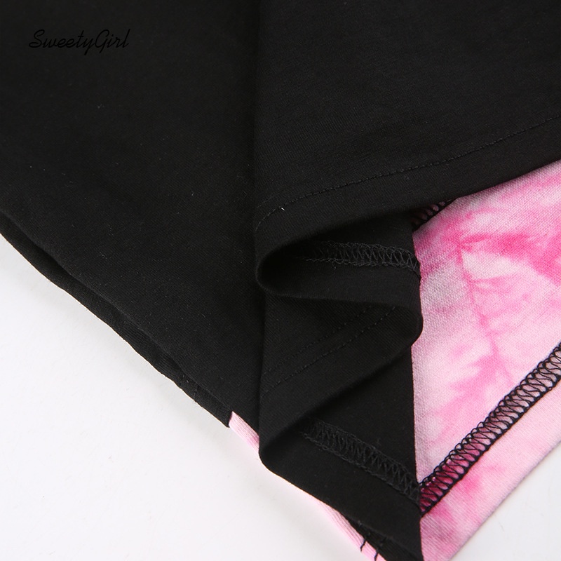 Áo Thun Ngắn Tay Cổ Tròn In Họa Tiết Mèo Hoạt Hình Phối Màu Tương Phản Thời Trang Cho Nữ 2022