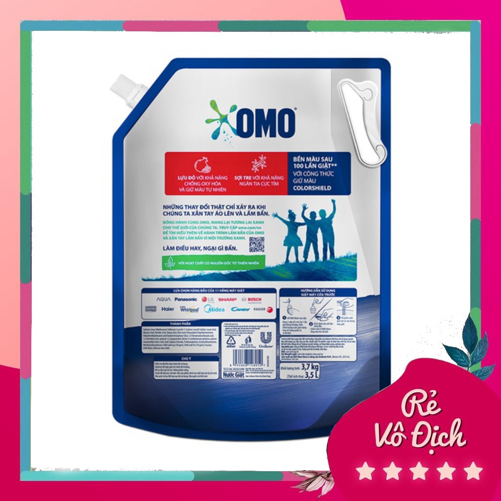 ( HOT LIKE ) Túi Nước Giặt OMO Matic - 3,7kg/4kg b225