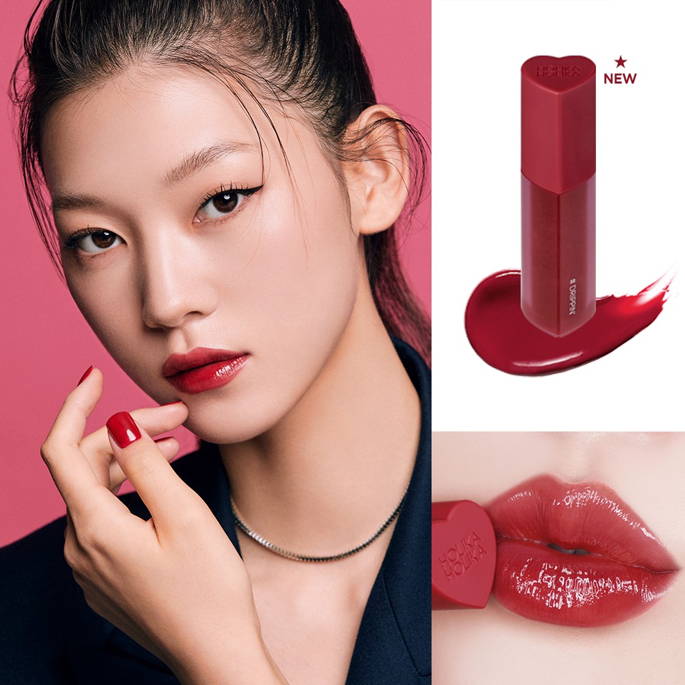 Son môi Tint Hàn Quốc Holika Holika màu sắc tươi trẻ cấp ẩm lâu trôi chống thấm nước giữ môi luôn mềm mướt căng mọng 3g