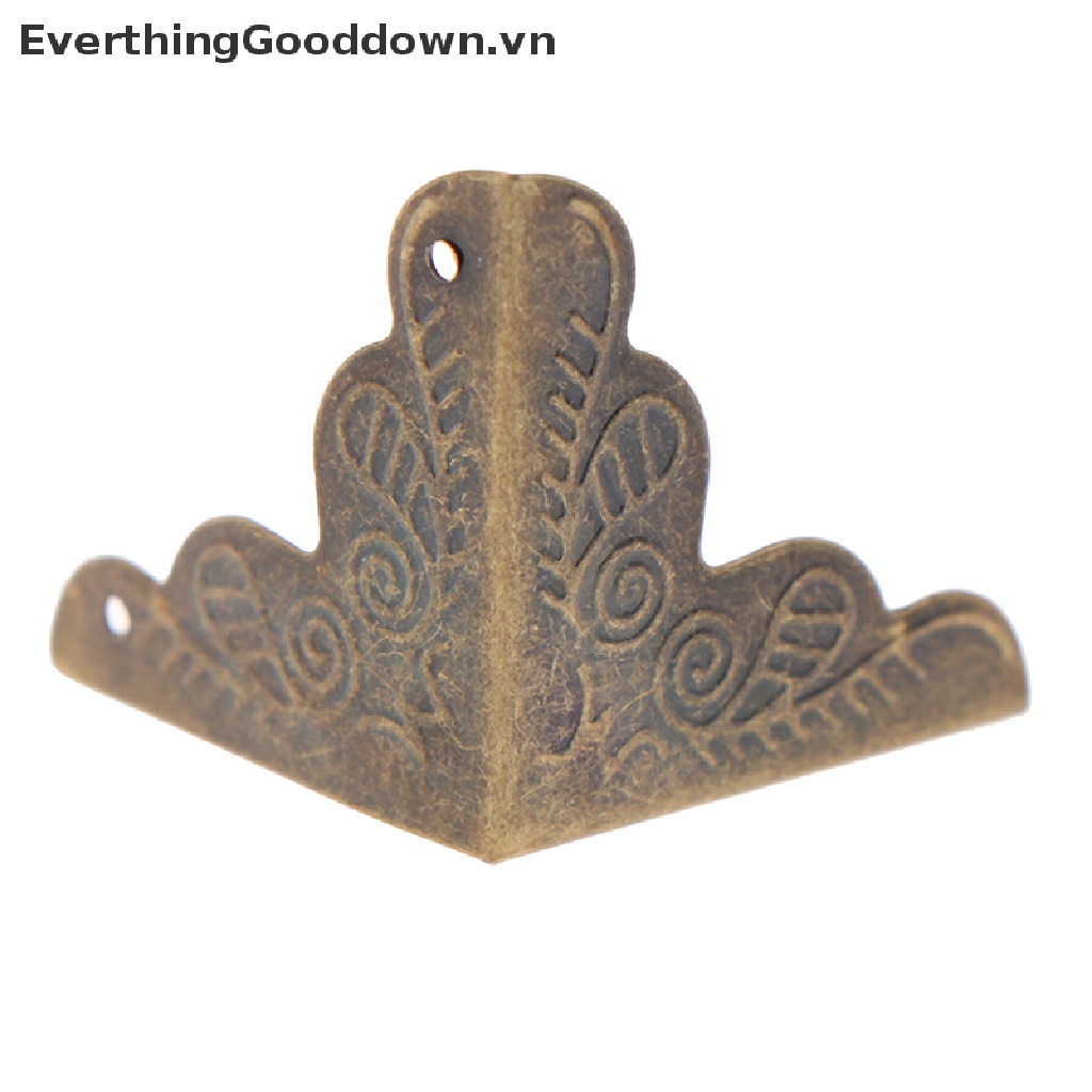 Everthinggooddown 10 Miếng Gỗ Bảo Vệ Góc Hộp Trang Sức 25X25Mm