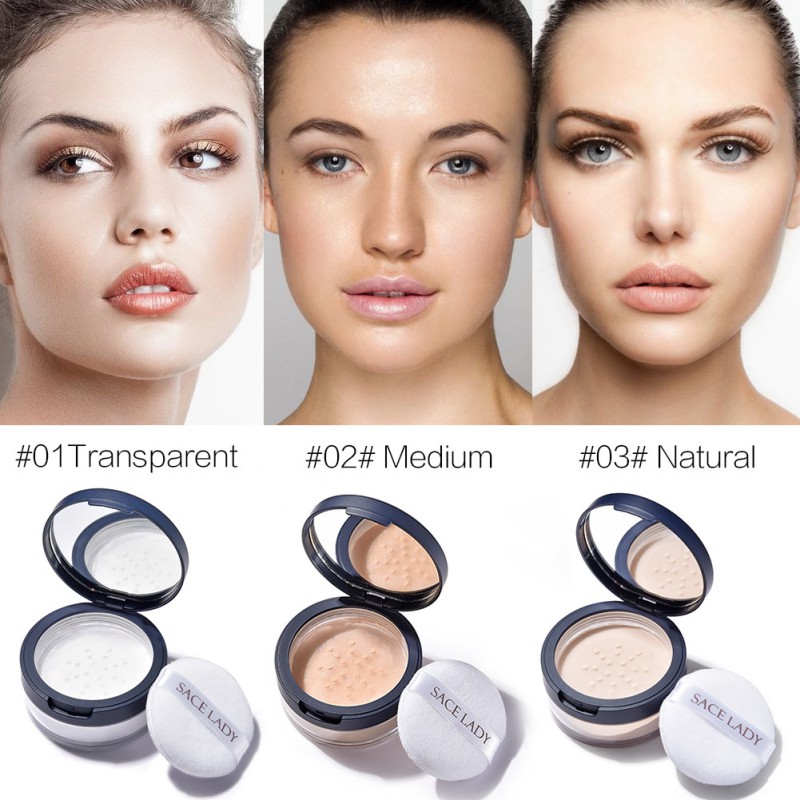 ♕ exo ღ SACE LADY Phấn phủ trang điểm kiểm soát dầu lâu trôi tiện lợi | BigBuy360 - bigbuy360.vn