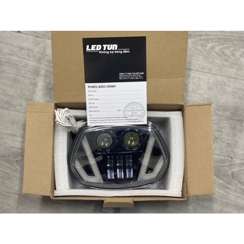 ĐÈN PHA TUN V2 CHO XE VESPA SPRINT