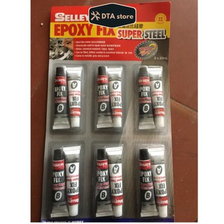 1 Vỉ keo dán sắt 2 thành phần Selleys
