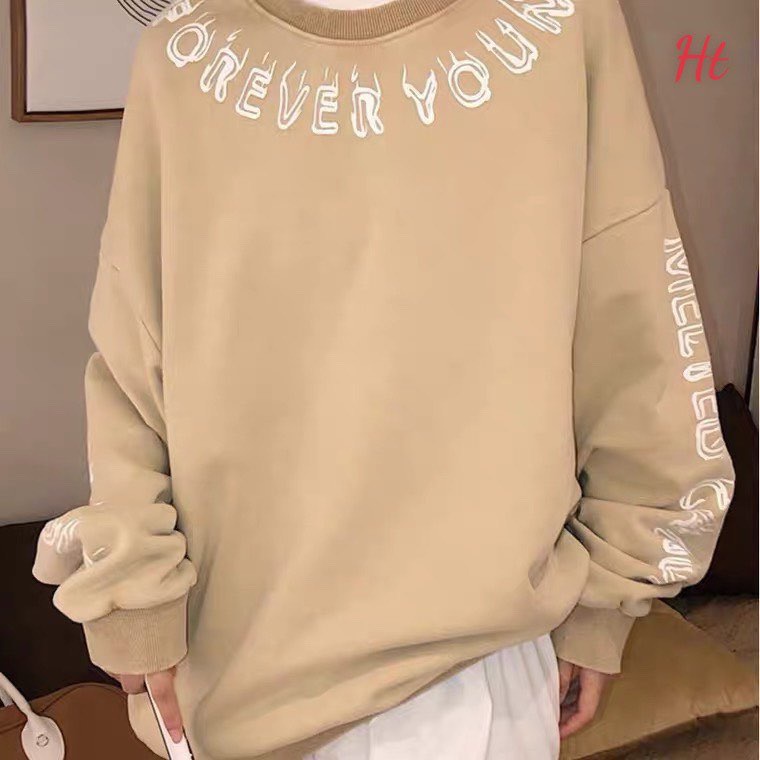 Áo sweater nỉ cổ tròn chữ khói HTH0921 | BigBuy360 - bigbuy360.vn