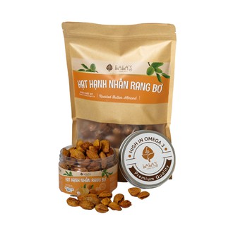 Hạt Hạnh Nhân Rang Bơ Nhập Mỹ - 100Gram