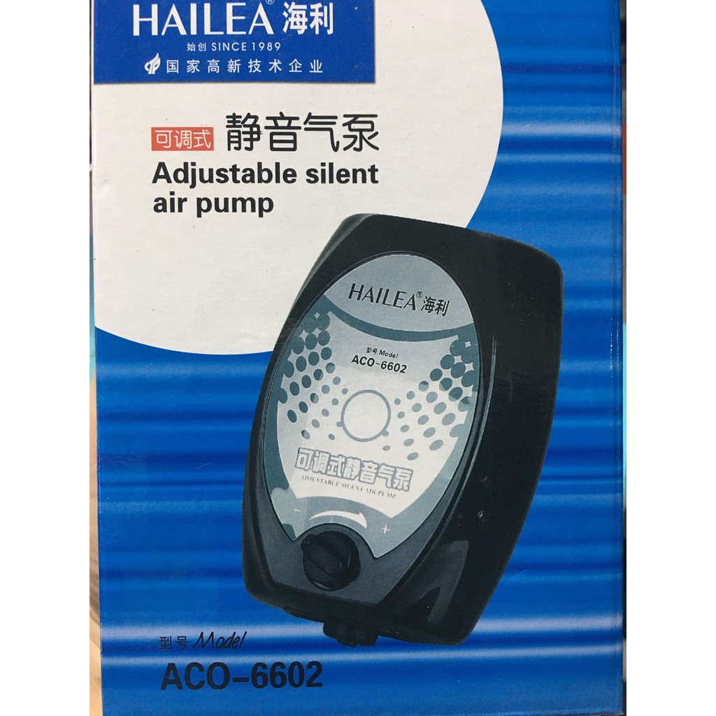 Máy sủi siêu êm Hailea ACO-6602 (1 vòi) 6604 (2 vòi)