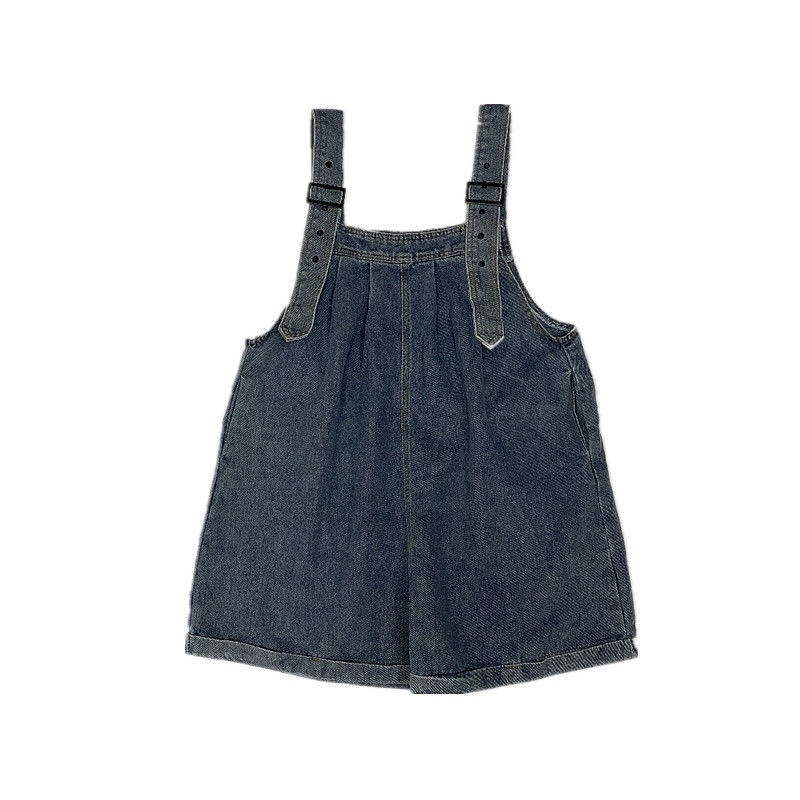 Quần Yếm Jeans Ngắn Thời Trang Dành Cho Nữ