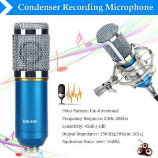 Micro Thu Âm Giọng Hát BM800 Lọc Tiếng Ồn Cực Tốt