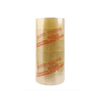 Combo 6 cuộn băng keo 200y cao cấp dán thùng trong siêu dính