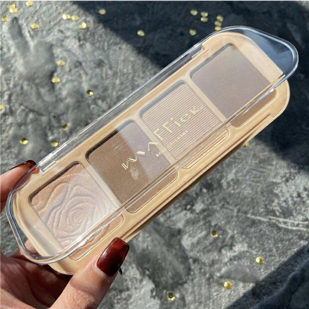 Bảng tạo khối 4 ô màu MAFFICK kèm highlight phấn má mỏng mịn tự nhiên Rose Covenat MAFI26 | BigBuy360 - bigbuy360.vn