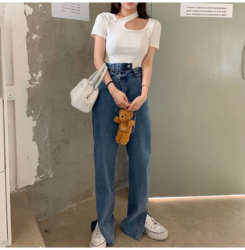 Áo Thun Lửng Tay Ngắn Thời Trang Dành Cho Nữ