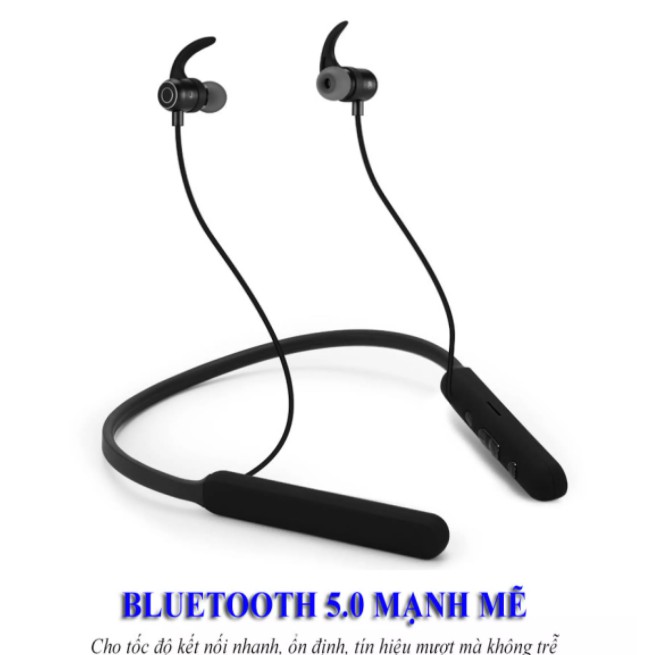[PHIÊN BẢN MỚI 2021]-Tai nghe bluetooth không dây pin khủng nghe nhạc 60h âm thanh vòm 8D