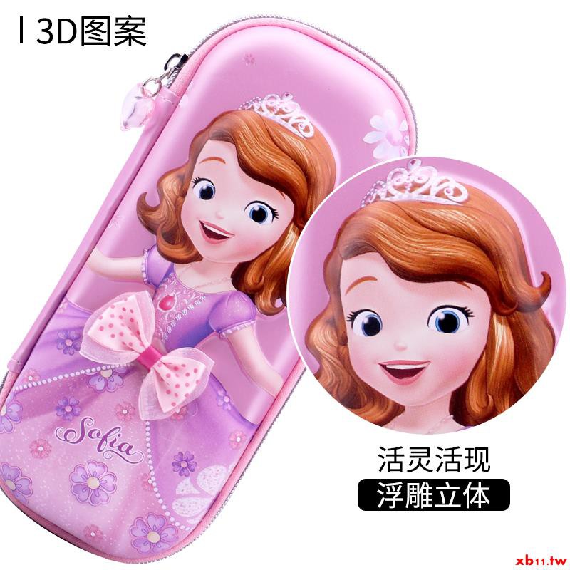 Hộp Đựng Bút Đa Năng Họa Tiết Công Chúa Trong Phim Frozen Lưng Dành Cho Bé Gái