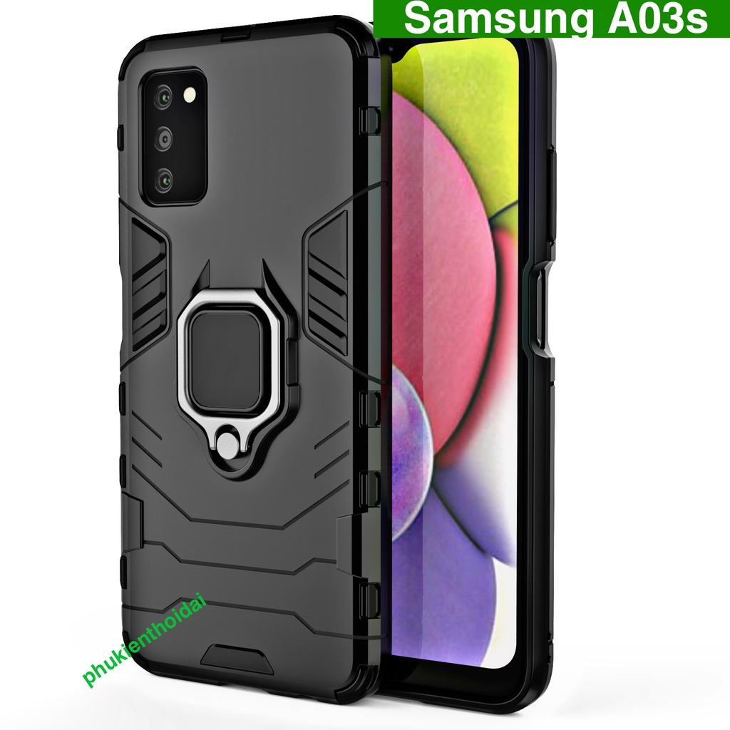 Ốp lưng Samsung A02s / A03s chống sốc Iron Man Iring cao cấp siêu bền