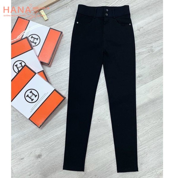 Quần legging nữ cạp cao dài nâng mông có túi cúc khóa kéo - Quần legging đen nữ dài co giãn gen bụng vải dày Umi ôm body | BigBuy360 - bigbuy360.vn