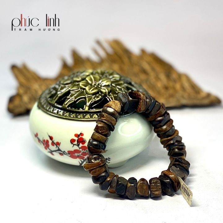 Vòng Tay Trầm Kiểu Cho Nam Indo Ép Dầu