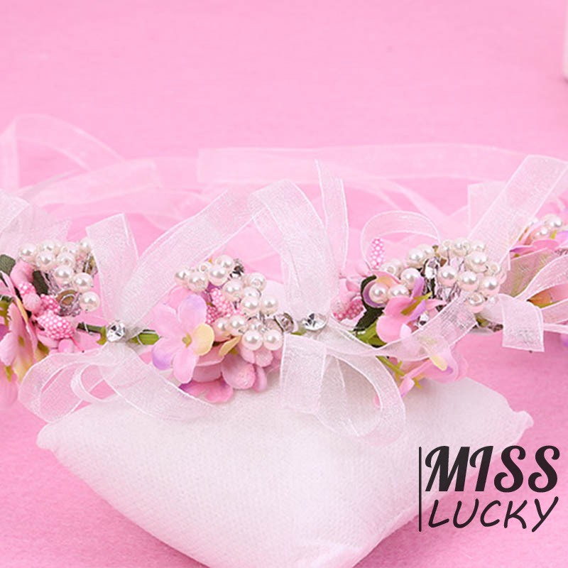 Vòng hoa đeo đầu thời trang thanh tú cho nữ