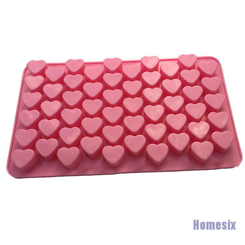 Khuôn Silicone Làm Đá / Sô Cô La / Bánh Kẹo Hình Trái Tim 3d Diy