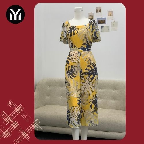 Set Đồ Nữ - Jump Cổ Vuông, Tay Ngắn, Phong Cách Thời Trang, Thanh Lịch, Sành Điệu, Nhẹ Nhàng