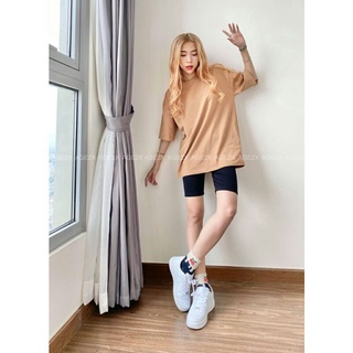 Áo thun trơn vnxk nữ nam unisex chính hãng age2x màu cà phê sữa tan.