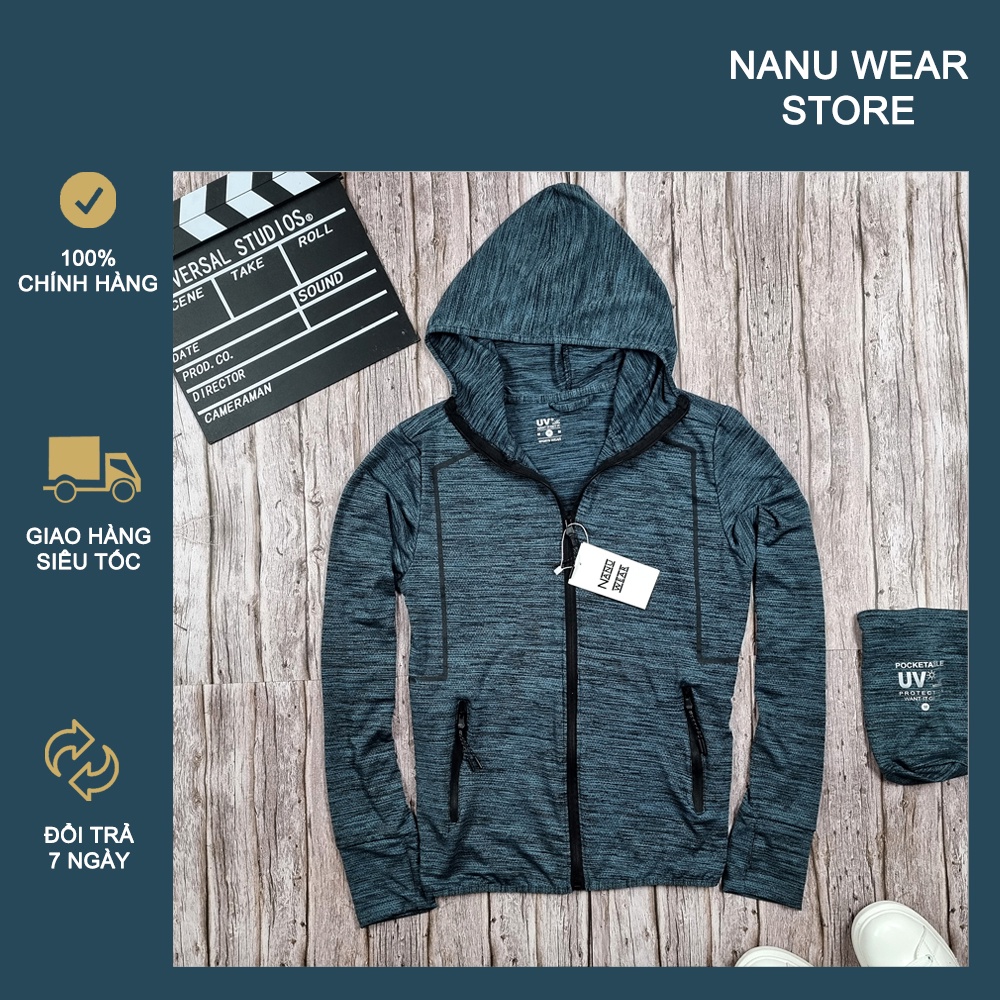 Áo chống nắng nam - nữ NANU WEAR chất liệu sợi che thiên niên