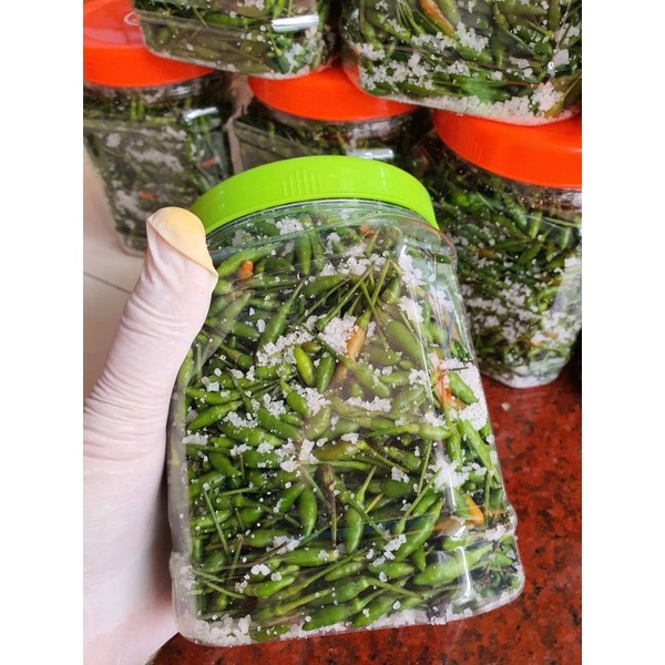 Ớt Xóc Muối Hũ 2 Lít